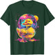Rubber Duck Disco Music Dancing Rubber Duckie Disco Ball T-Shirt - T-Shirt | Forest