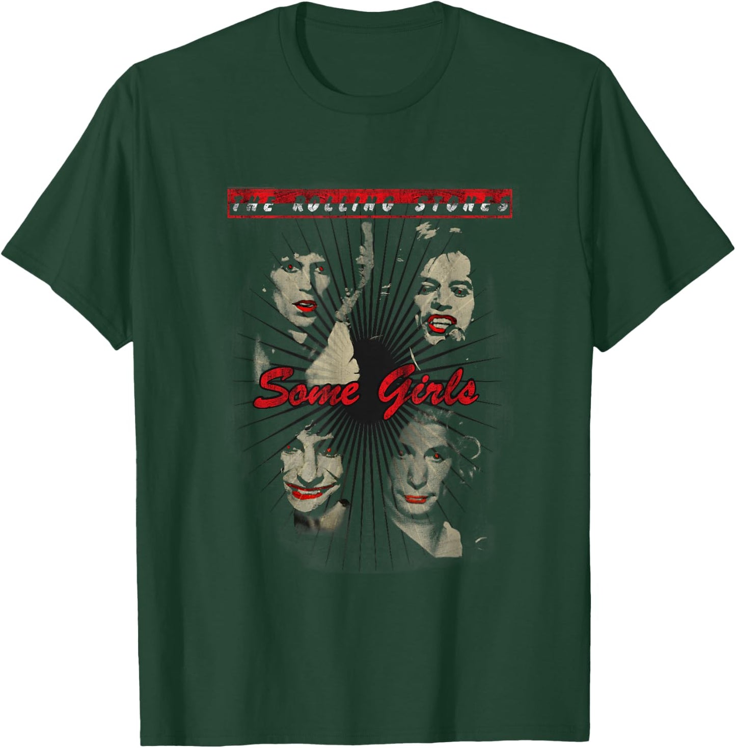 Rolling Stones Official Red Lipstick Some Girls T-Shirt - T-Shirt | Forest