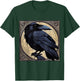 Surreal Lovecraftian Raven Noir Macabre Steampunk Design T-Shirt - T-Shirt | Forest