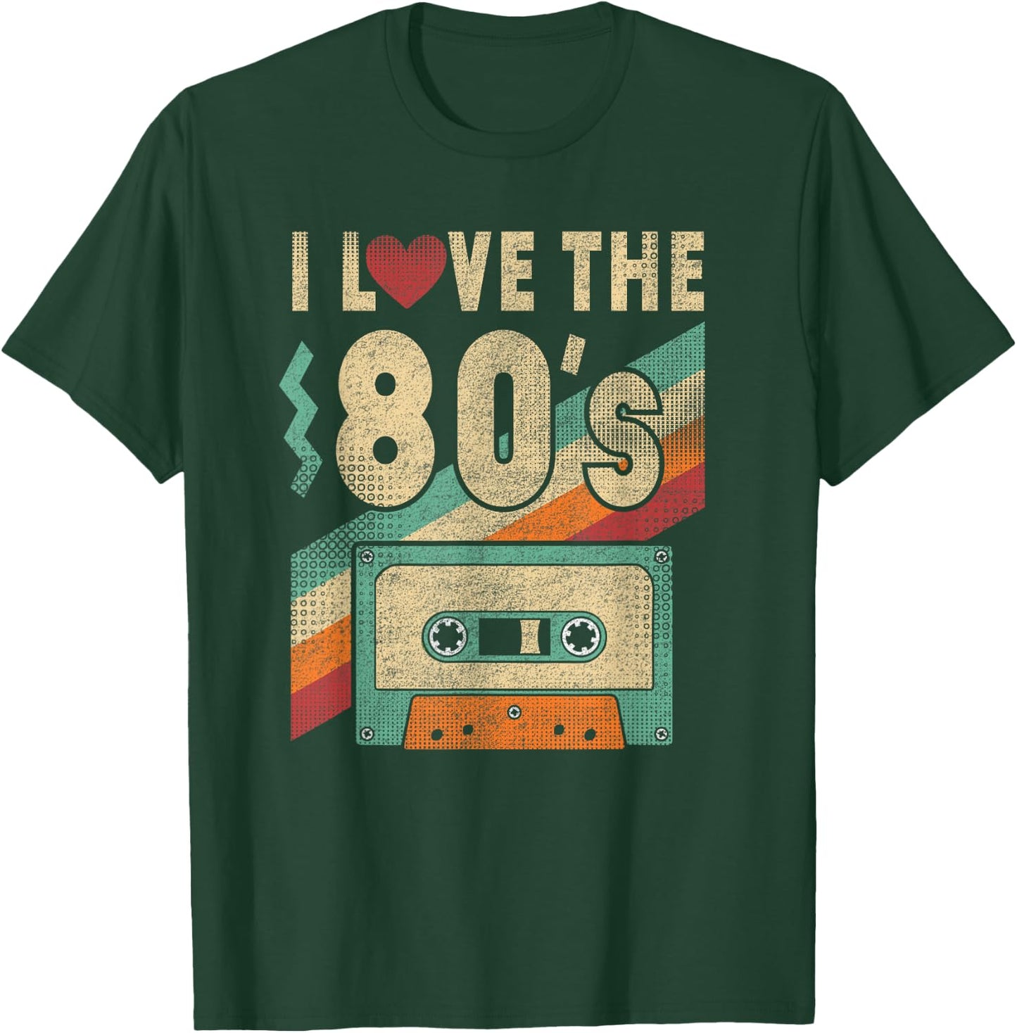 I Love The 80s Shirt 80s Vintage Clothes and Men T-Shirt - T-Shirt | Forest