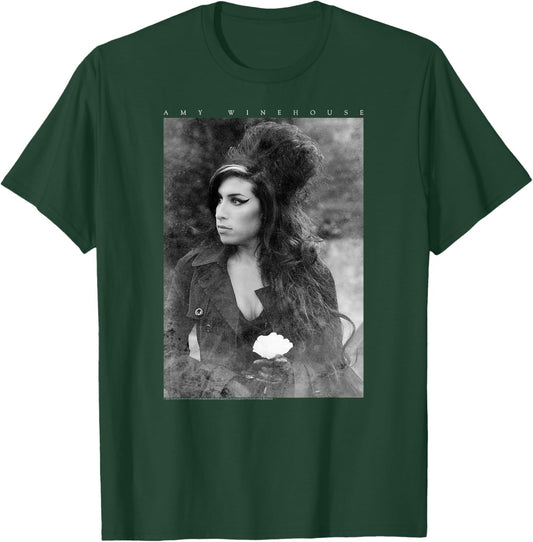 Amy Winehouse Vintage Tribute - Jazz Soul Music Present , Blue, S T-Shirt - T-Shirt | Forest