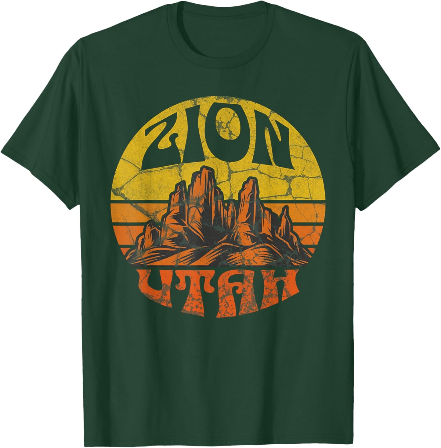 Zion National Park Utah Nature Hiking Outdoor T-Shirt - T-Shirt | Forest