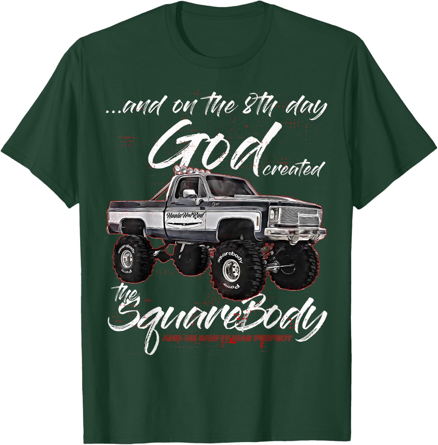CLICK FOR MORE HOTRODS CUSTOM MUSCLE CARS TRUCKS 8th God,Jimmy,Squarebody Truck,Suburban,Blazer,Silverado,K5 T-Shirt - T-Shirt | Forest