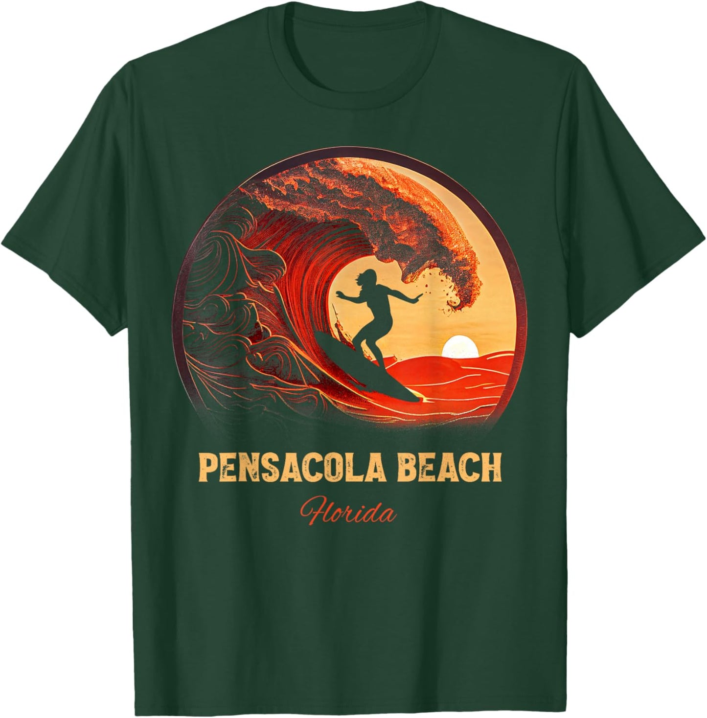 Pensacola Beach Florida T-Shirt - T-Shirt | Forest