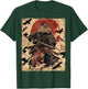 Capybara Samurai Graphic Japanese Warrior Anime T-Shirt - T-Shirt | Forest