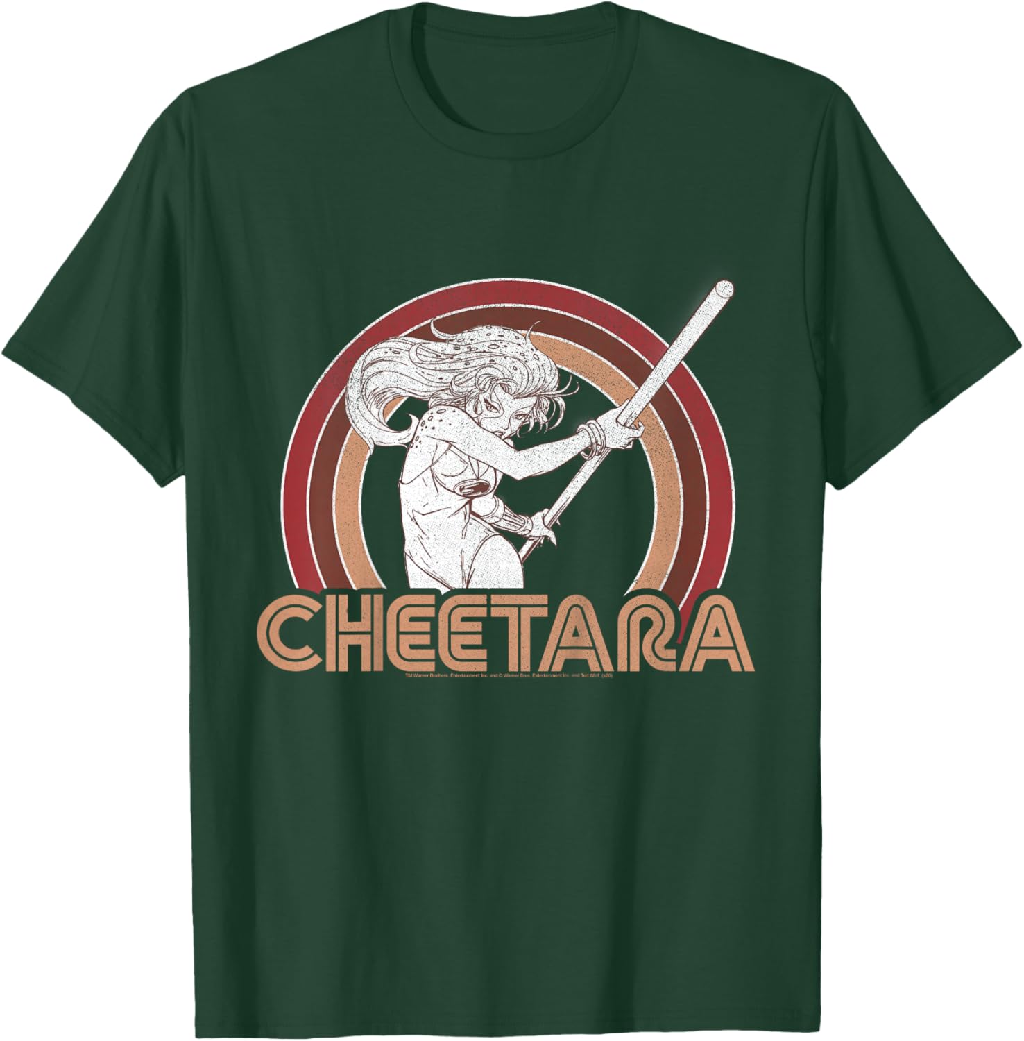 Kids ThunderCats Cheetara Retro Rainbow T-Shirt - T-Shirt | Forest