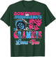 Burnouts or Bows Grammie Loves You Pink Blue Gender Reveal T-Shirt - T-Shirt | Forest