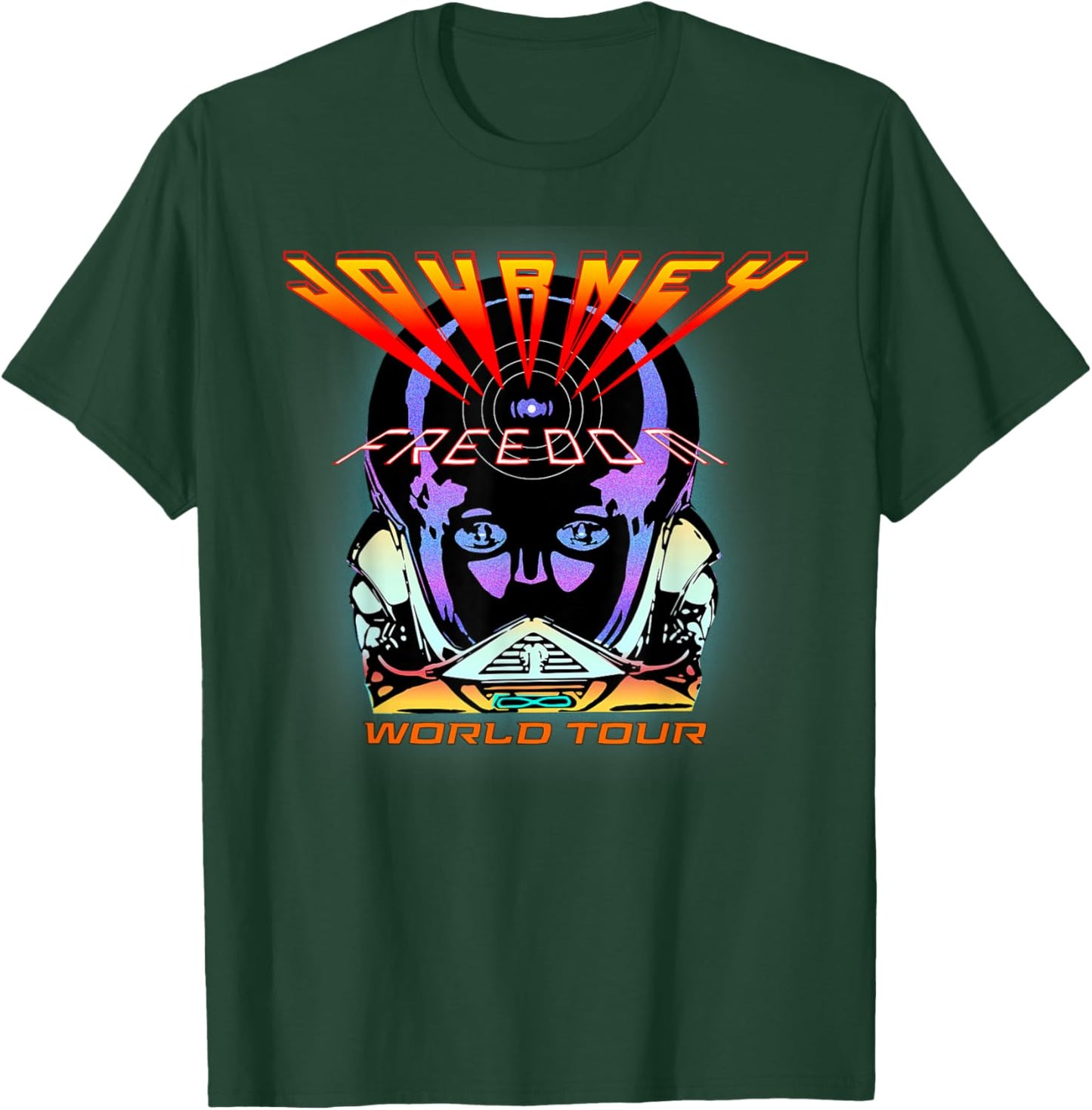 Journey Men's Frontiers Tour , Black, Small T-Shirt - T-Shirt | Forest