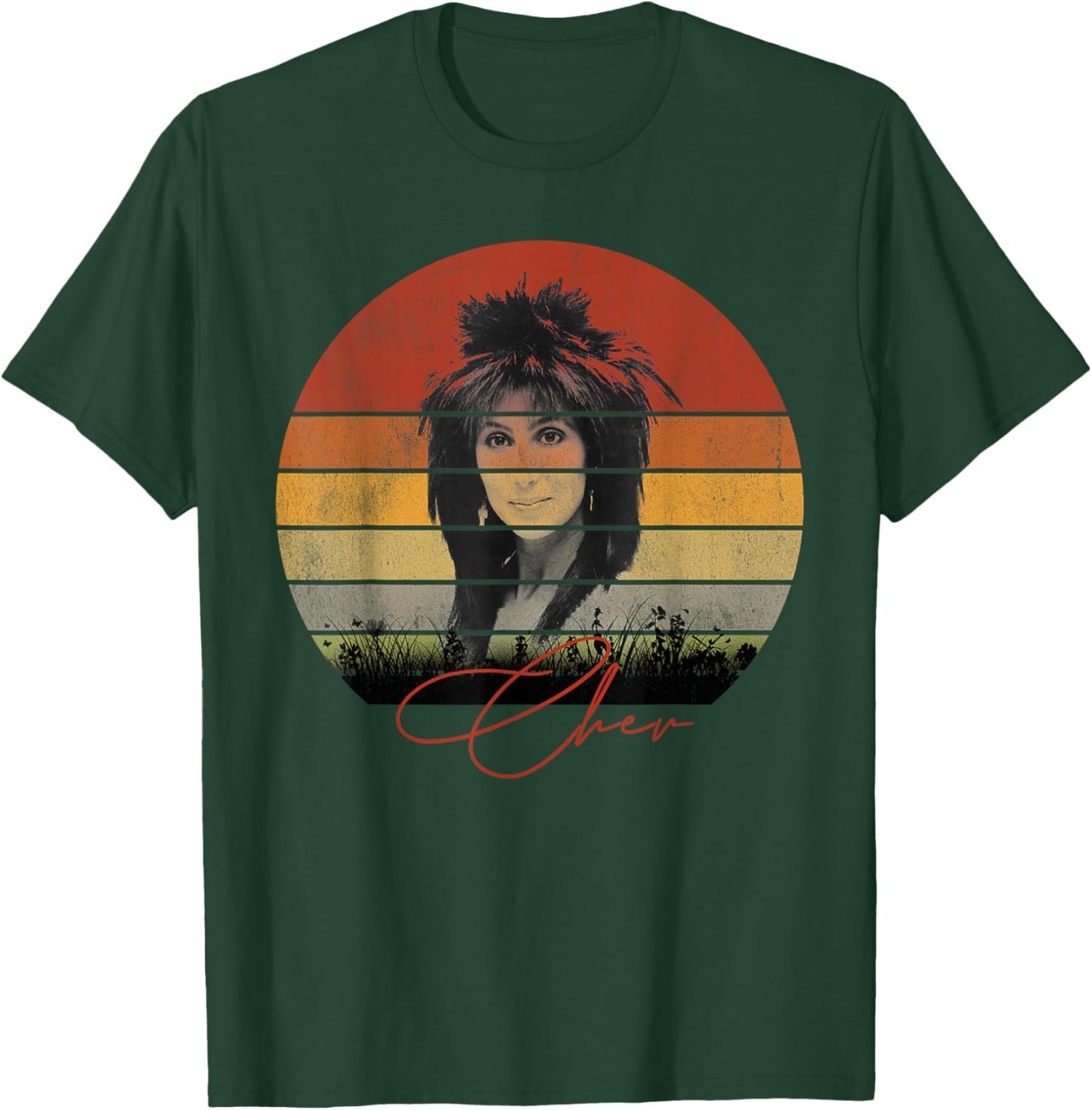 Retro Sunset Vintage-Chers Love Tour 2021 women T-Shirt - T-Shirt | Forest