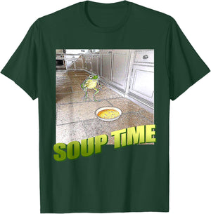 Funny Meme - Soup Time Meme Frog Meme T-Shirt - T-Shirt | Forest