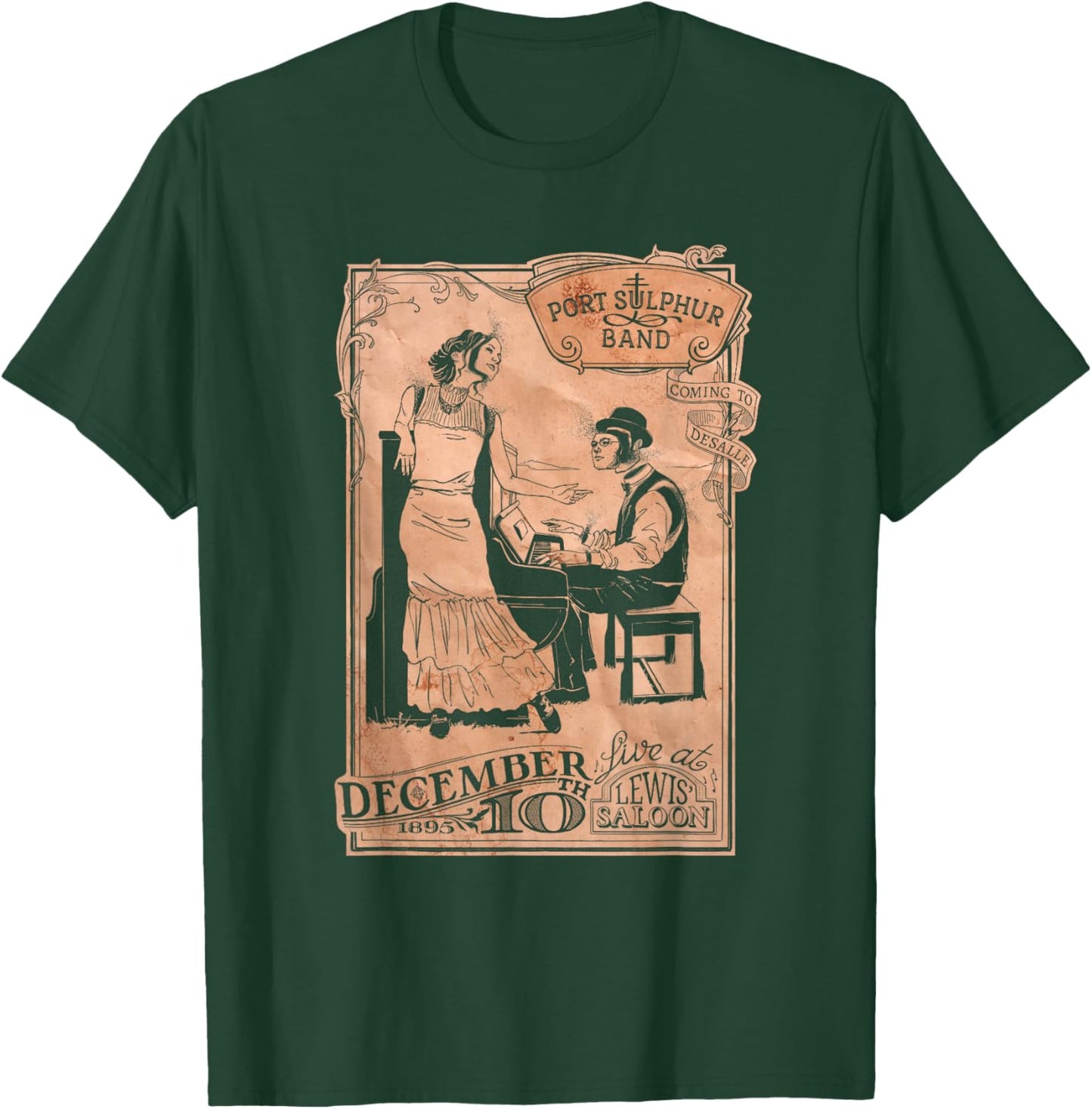 Hunt: Showdown Port Sulphur Band T-Shirt - T-Shirt | Forest