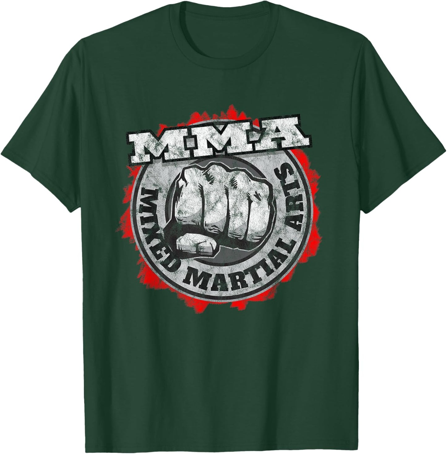 MMA Mixed Martial Arts Cage Fighting Sport T-Shirt - T-Shirt | Forest