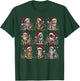 Vintage Cats Kittens Merry Christmas Pajama Xmas Squad Kids T-Shirt - T-Shirt | Forest