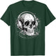 Skull with Headphones Music T-Shirt - T-Shirt | Forest