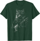 Cat Electric Guitar T-Shirt - T-Shirt | Forest