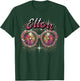 Elton First Name T With Glasses Personalized Vintage T-Shirt - T-Shirt | Forest