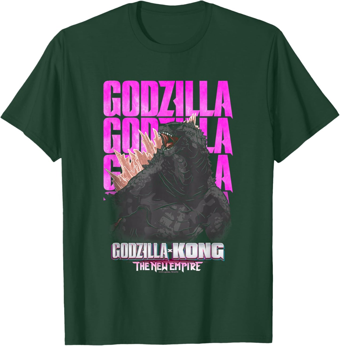 Godzilla X Kong: The New Empire Movie Godzilla Repeating T-Shirt - T-Shirt | Forest