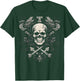 Renaissance Skull | Men Women XS - 6XL | Graphic T-Shirt - T-Shirt | Forest