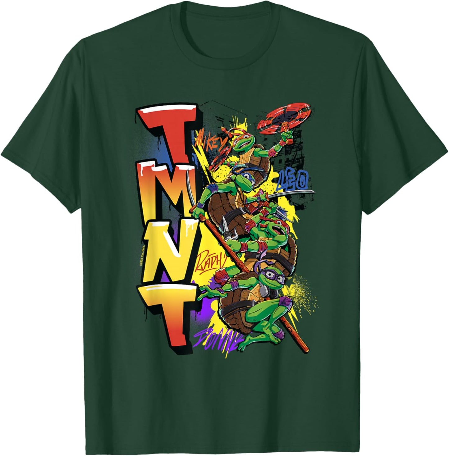 Teenage Mutant Ninja Turtles: Mutant Mayhem NYC Graffiti T-Shirt - T-Shirt | Forest