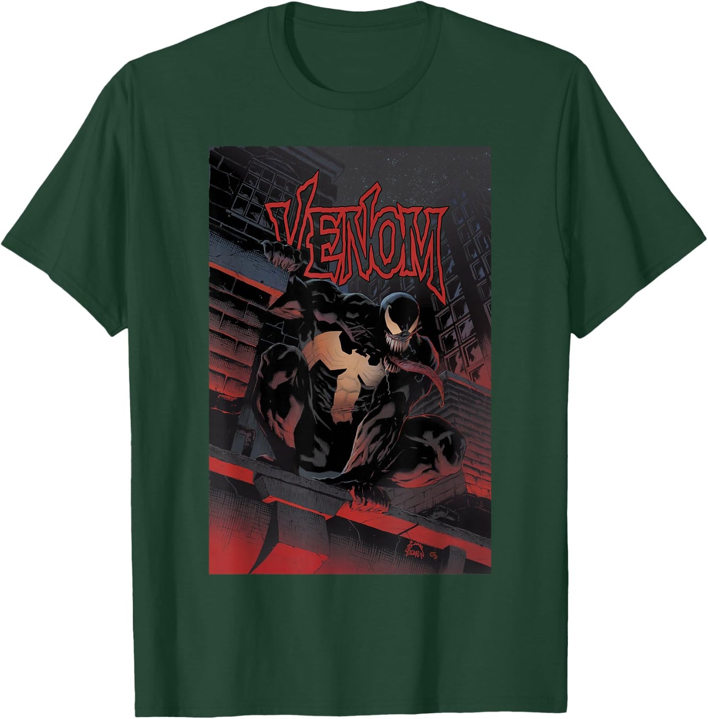 Marvel Comixology Venom Issue# 11 Comic Book Cover T-Shirt - T-Shirt | Forest