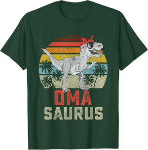 Omasaurus T Rex Dinosaur Oma Saurus Family Matching T-Shirt - T-Shirt | Forest