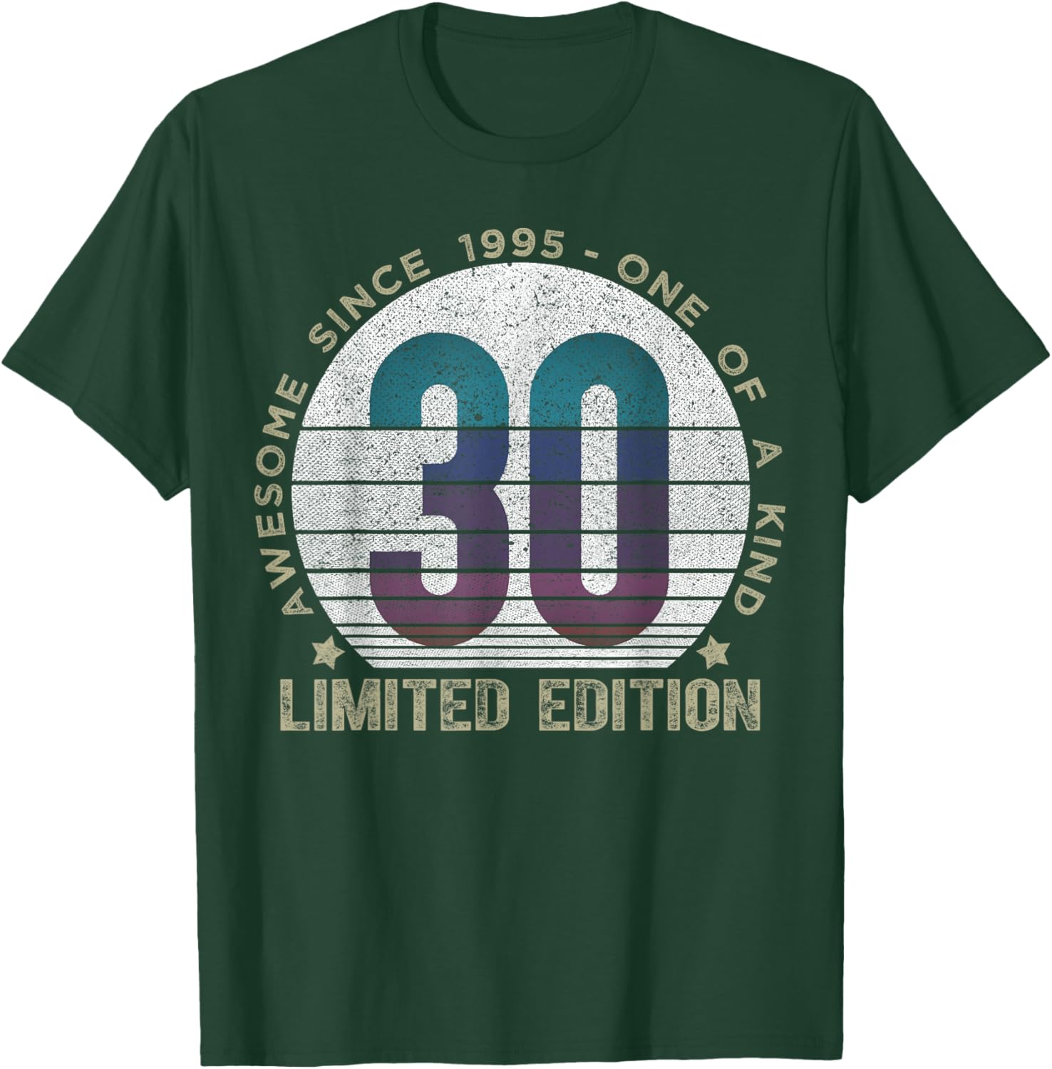 30 Year Old Gifts Vintage 1995 Limited Edition 30th Birthday T-Shirt - T-Shirt | Forest