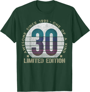30 Year Old Gifts Vintage 1995 Limited Edition 30th Birthday T-Shirt - T-Shirt | Forest