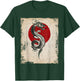 Japan dragon artwork Japanese Art Retro T-Shirt - T-Shirt | Forest