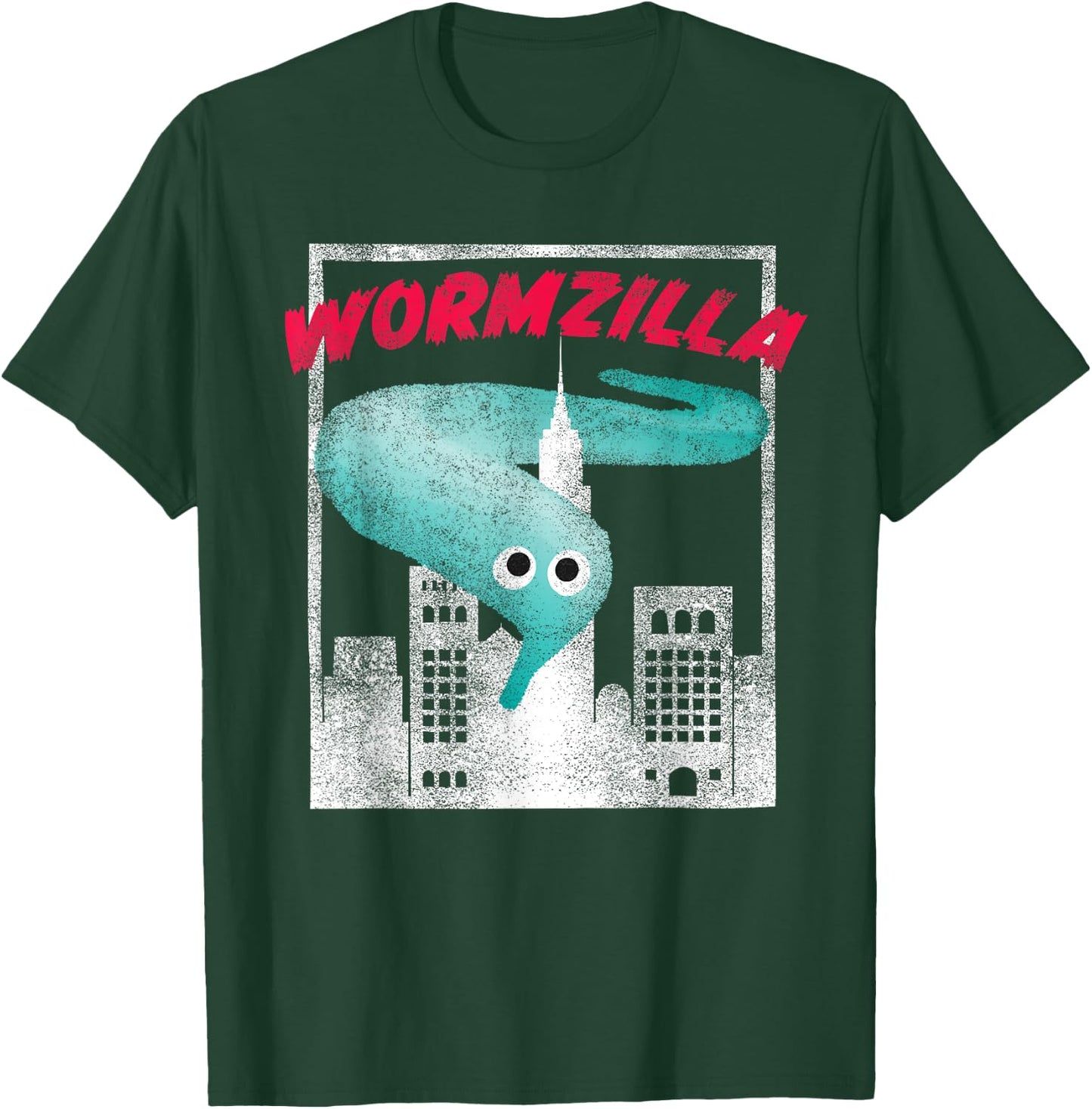 Worm on a String Meme Wormzilla Retro Years Style T-Shirt - T-Shirt | Forest