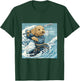 Goldendoodle Pet Dog Samurai Warrior Japanese Art Anime T-Shirt - T-Shirt | Forest