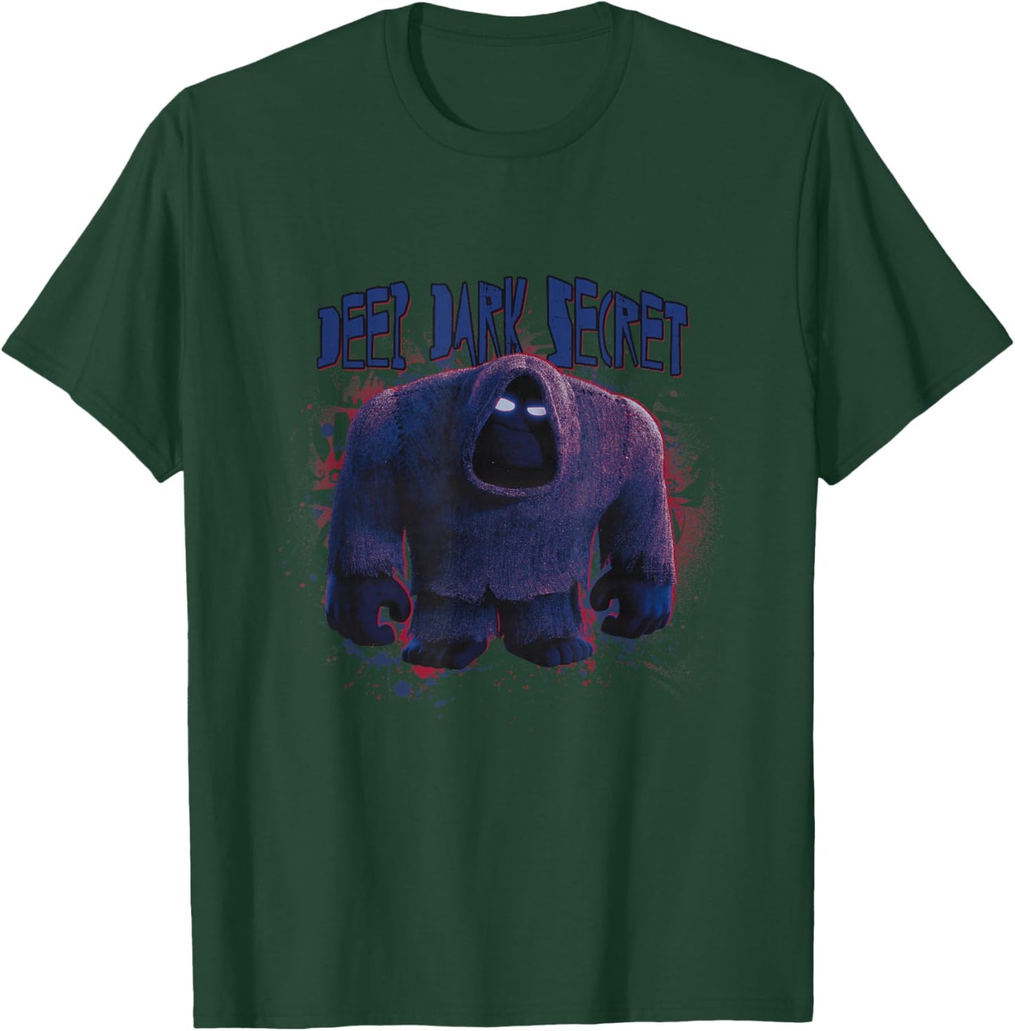 Disney Pixar Inside Out 2 Deep Dark Secret Splash Paint Logo T-Shirt - T-Shirt | Forest