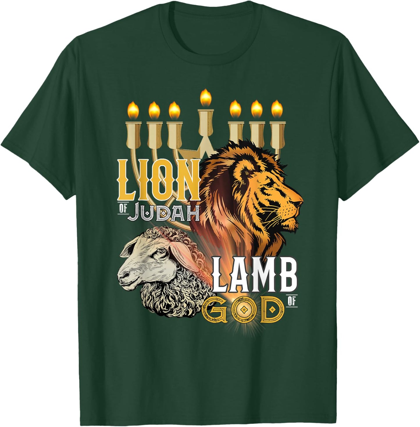 Lion Of Judah Lamb Of God T-Shirt - T-Shirt | Forest