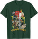 Kids Looney Tunes Group Shot Character Stack T-Shirt - T-Shirt | Forest