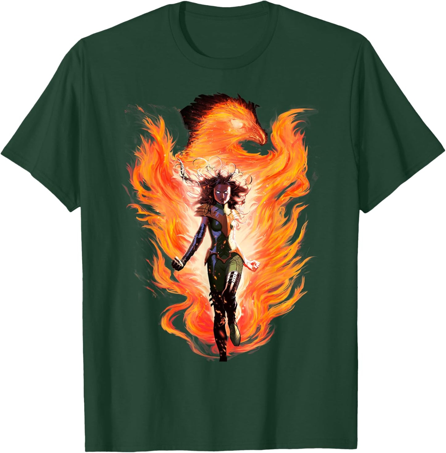 Marvel X-Men Rise of The Dark Phoenix Flames Graphic T-Shirt - T-Shirt | Forest