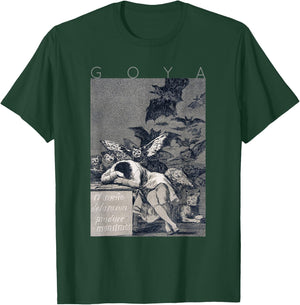Francisco Goya The Sleep of Reason brings out monsters T-Shirt - T-Shirt | Forest