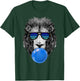 Blue Bubble Gum Lion Stripe Sunglasses Lion Head T-Shirt - T-Shirt | Forest