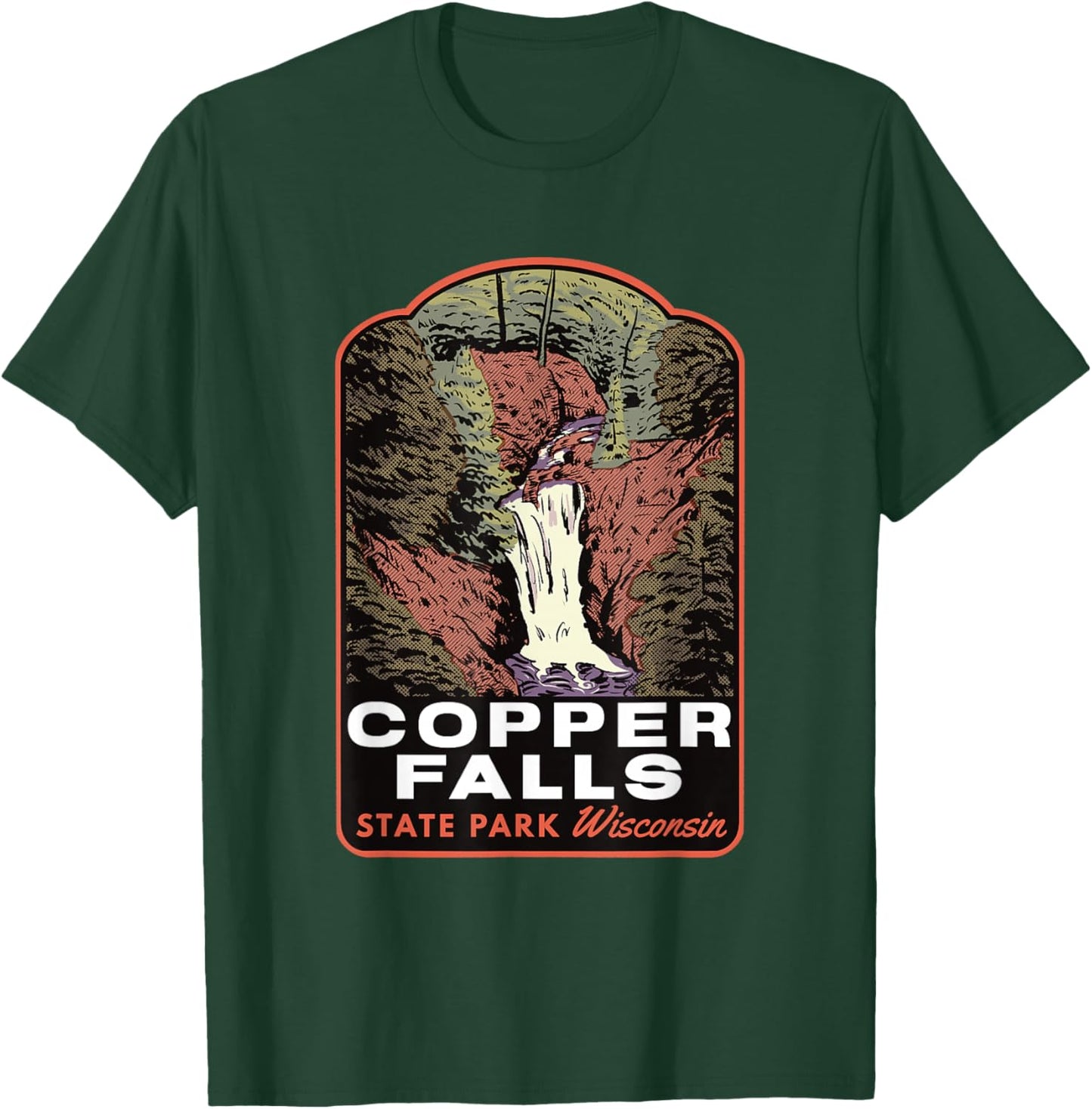 Copper Falls State Park Wisconsin T-Shirt - T-Shirt | Forest