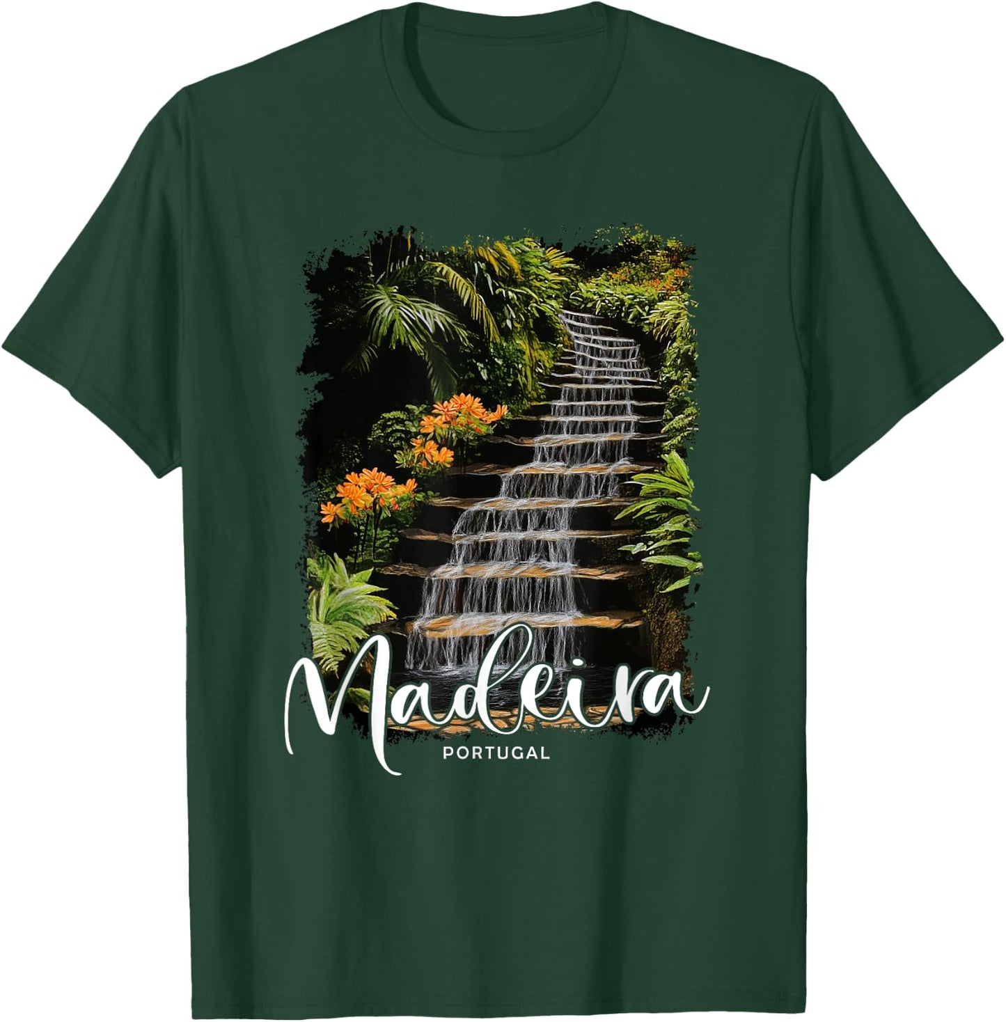 Madeira Island Portugal Vacation Souvenir Trip For Travelers T-Shirt - T-Shirt | Forest