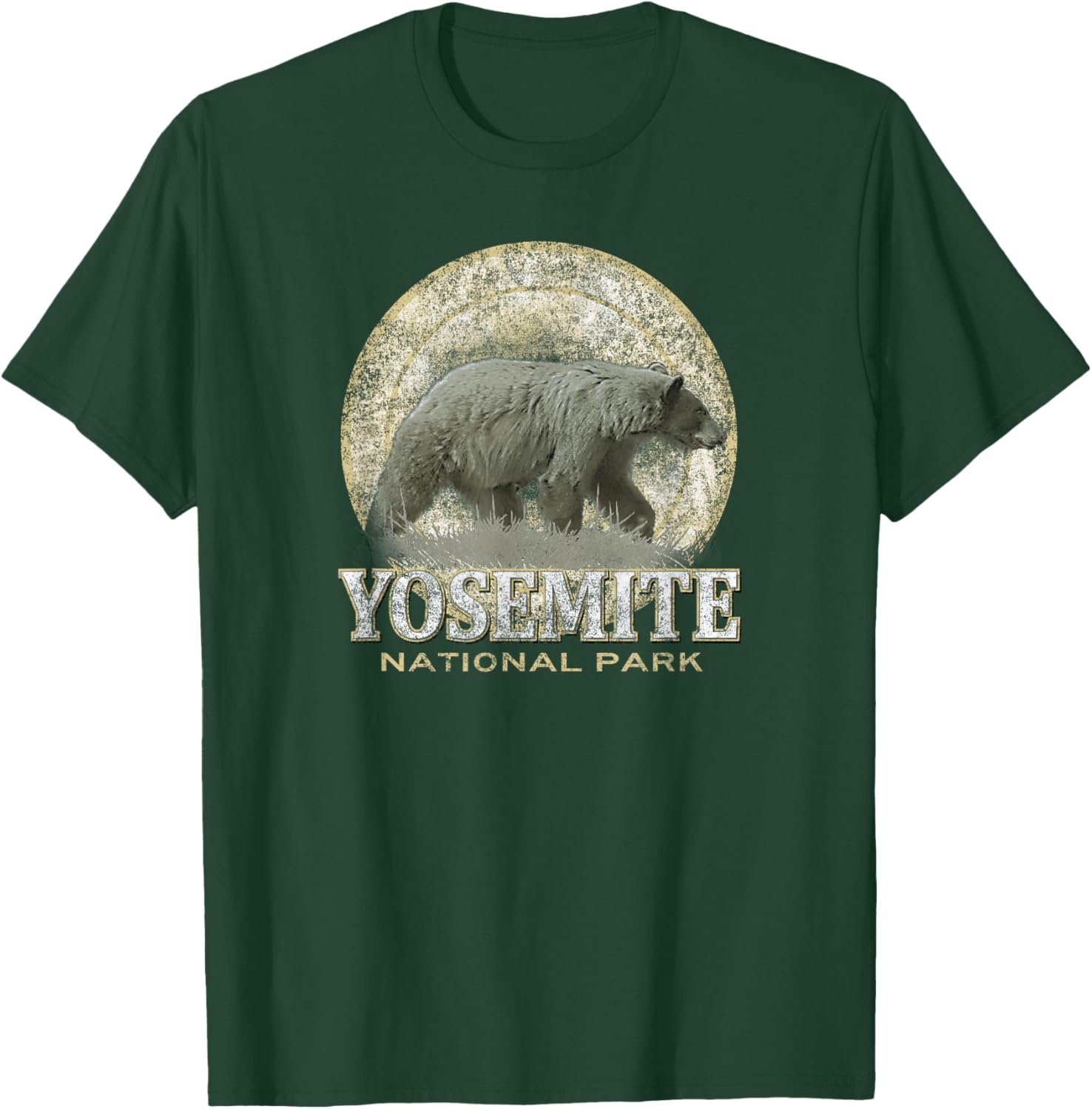 Yosemite National Park Black Bear Graphic T-Shirt - T-Shirt | Forest