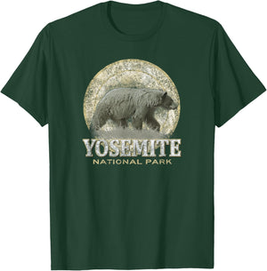 Yosemite National Park Black Bear Graphic T-Shirt - T-Shirt | Forest