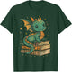 Cute Kawaii Dragon Fantasy Book Lover Book Nerd T-Shirt - T-Shirt | Forest