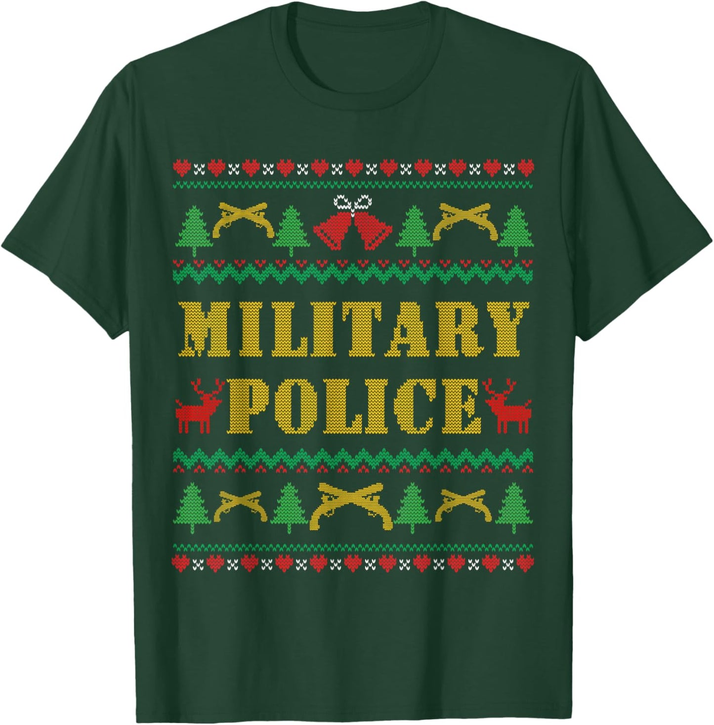 Us Army Military Police Corps Patch MP Insignia Christmas T-Shirt - T-Shirt | Forest