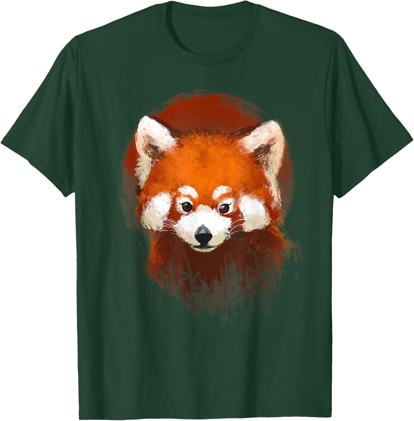 Cute Red Panda Sunset T-Shirt - T-Shirt | Forest