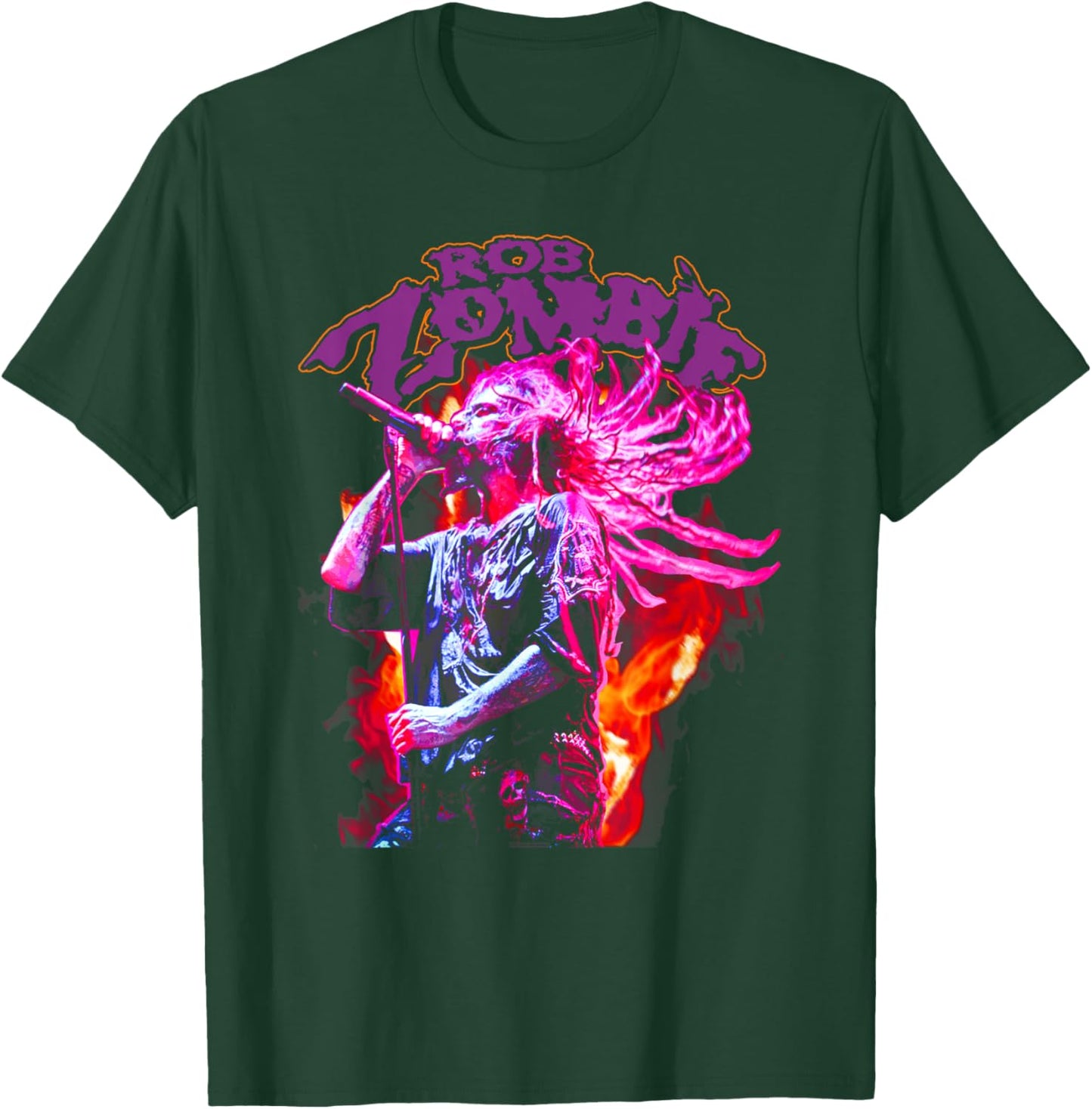 Rob Zombie – Zombie Fire T-Shirt - T-Shirt | Forest