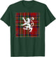 Scottish Tartan Red Plaid Lion Royal Stewart Clan T-Shirt - T-Shirt | Forest