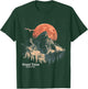 Grand Teton - US National Park Vintage Men Women Kids Retro T-Shirt - T-Shirt | Forest