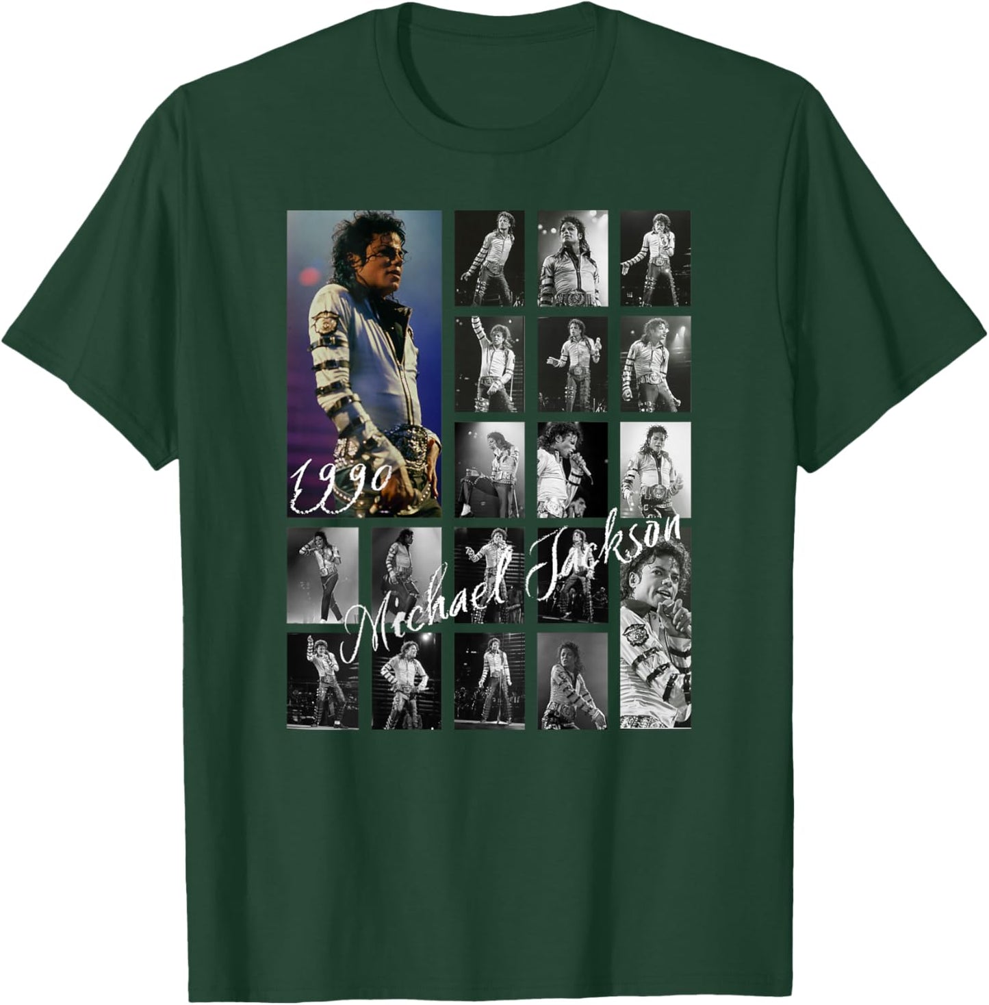 MJ-077_Back Printed T-Shirt - T-Shirt | Forest