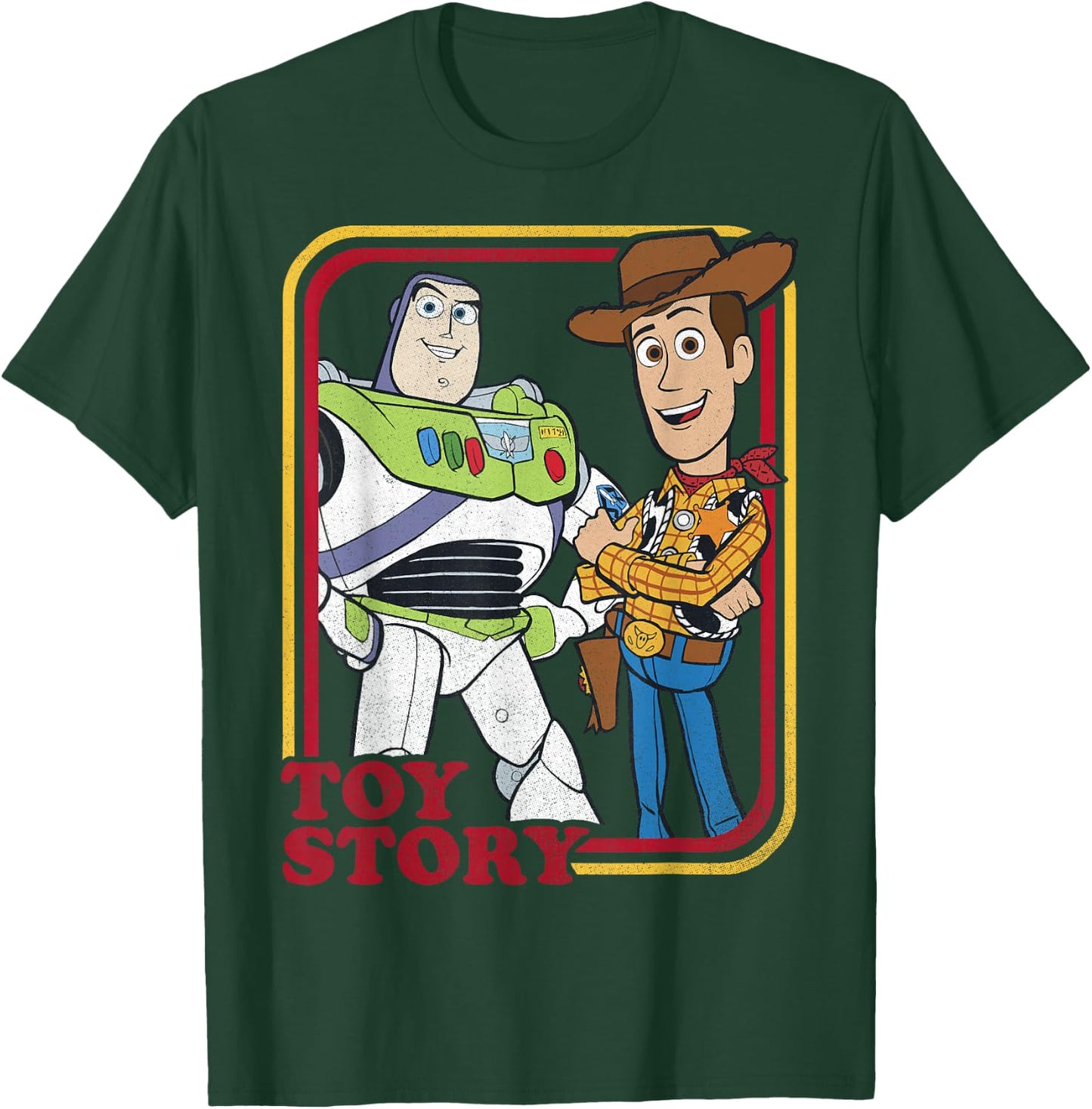 Disney Pixar Toy Story Buzz Lightyear Woody Buds T-Shirt - T-Shirt | Forest