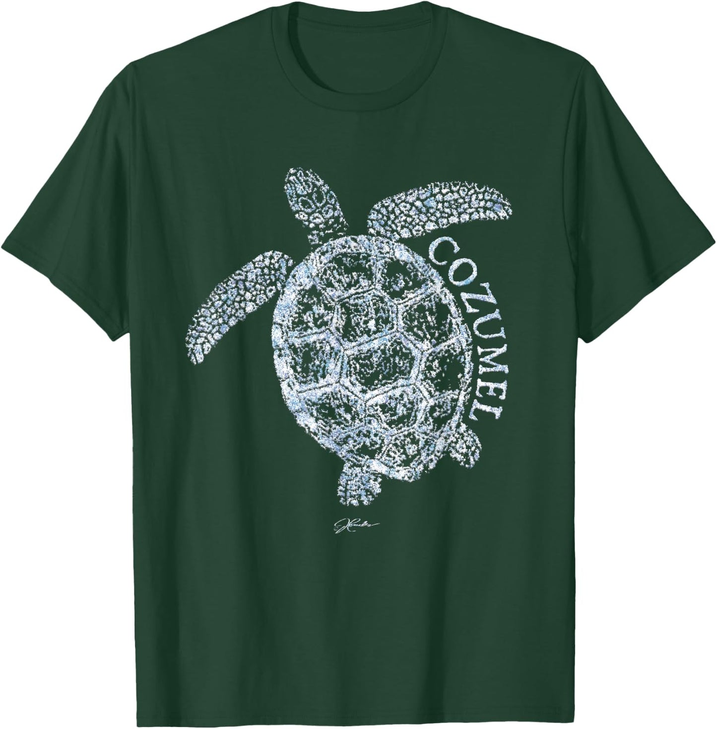 JCombs: Cozumel Sea Turtle T-Shirt - T-Shirt | Forest