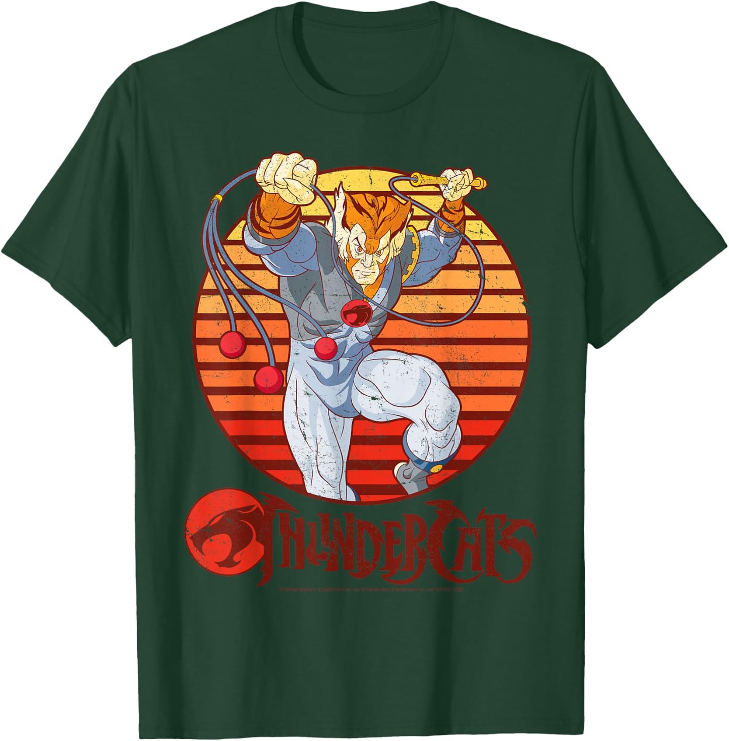Thundercats Tygra Retro Sunset Portrait T-Shirt - T-Shirt | Forest